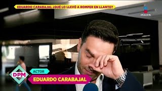 Eduardo Carabajal llora al ante apoyo a su inocencia por agresión a Elisa Vicedo | De Primera Mano