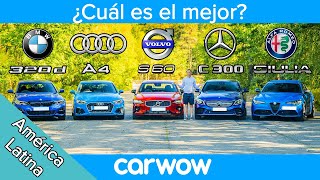 BMW Serie 3 vs Audi A4 vs Mercedes Clase C vs Volvo S60 vs Alfa Giulia – ¿Cuál es el MEJOR?
