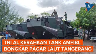 TNI AL Bersiap Bongkar Pagar Laut Tangerang, Kerahkan 3 Tank Amfibi