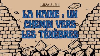 COMMENT LA HAINE PEUT-ELLE AMENER ET ALIMENTER LES TÉNÈBRES DANS LA VIE D'UNE PERSONNE? N°87