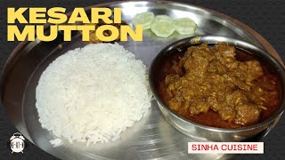 Kesari Mutton// Sunday Special Mutton Kesari// Saffron Mutton Recipe.