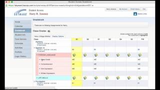 Skyward Online Gradebook for MS