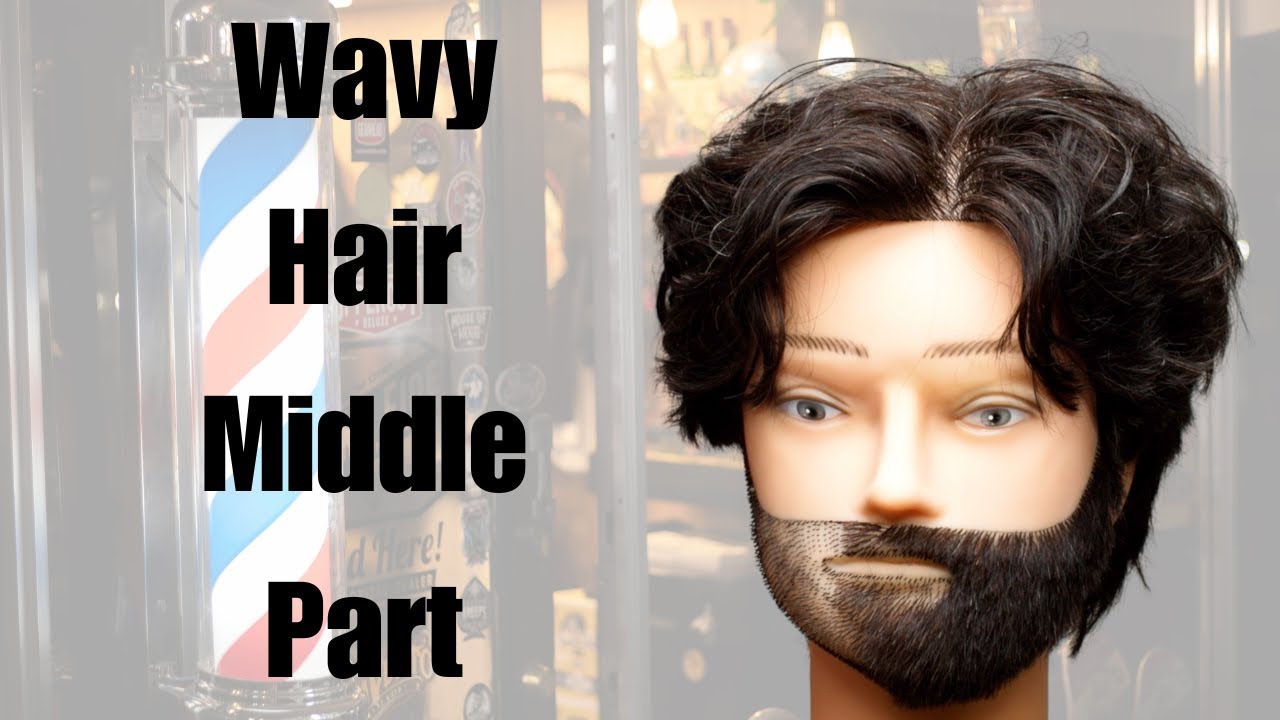 Wavy Middle Part Hair Tutorial Thesalonguy Youtube