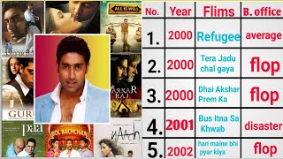 Abhishek Bachchan all movies list l Abhishek Bachchan all films flop/hit l box office collection ll