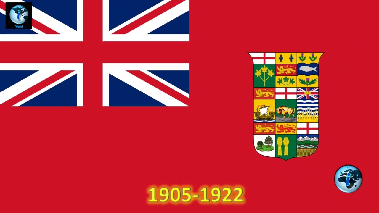 Historical Flags Of Canada Youtube