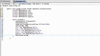 Java GUI Lesson 7 JRadioButtons
