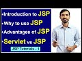 #11 Introduction to JSP || Why to use JSP || Difference b/w Servlet & JSP || Advance Java Tutorials