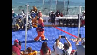 NHL Mascot Showdown Dance Off at Fort Lauderdale Beach Park during NHL All-Star Beach Featival