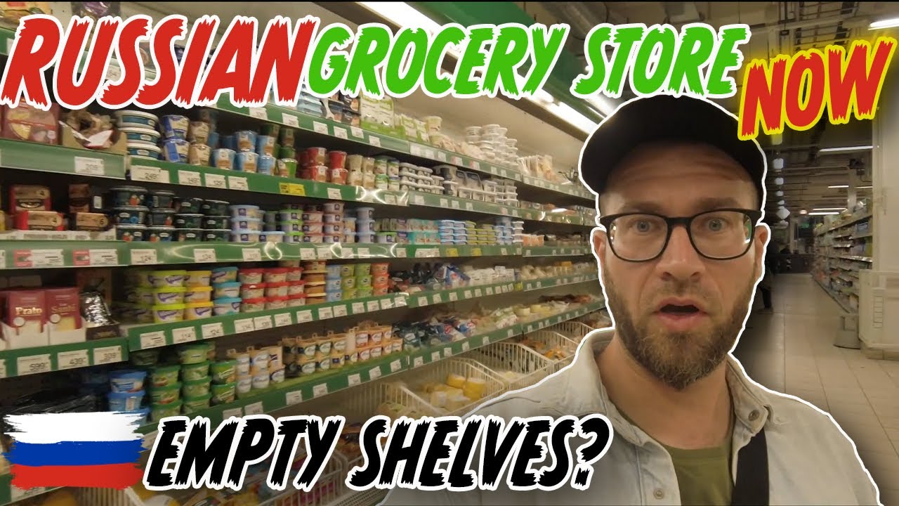 Life In RUSSIA During Sanctions: Grocery Store (Empty Shelves And Huge ...