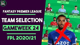 FPL Team Selection Gameweek 24 | Top 650 rank | Fantasy Premier League Tips 2020/21