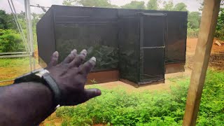 New Snail Greenhouse at Aburi (Ghana Snail Farming)