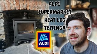 Aldi Heat Logs Tested on the Clock Blithfield 5 Multi-Burner