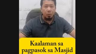 Kaalaman sa pagpasok sa Masjid