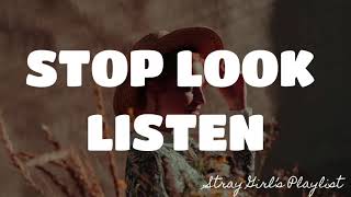 STOP LOOK LISTEN - MICHAEL MCDONALD \u0026 TONI BRAXTON |LYRICS