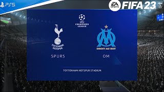 FIFA 23 - Tottenham vs Marseille | Gameplay PS5 [4K 60FPS]  Champions League