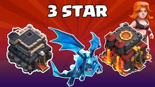 TH9 VS TH10 3 Star Attack Strategy | Trophy Pushing Army | Best TH9 Attack Strategy