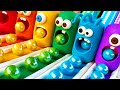 Marble Run 1000 Marbles Rain Gutter VS Mega Whirlpool ASMR Amakandu