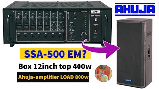 Ahuja SSA-5000EM Amplifier -800watt Load ? | 500watt Amplifier 800w Overload | 500w amp Price