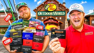 I Gave My Cameraman My Credit Card at Bass Pro Shop!! (Fishing Challenge)