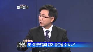 박종진의 쾌도난마 - 안철수, 야권단일화 없이 당선될 수 있나?_채널A