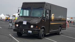 UPS Package Car on State Championship course