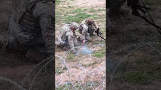 US Army 4ID Task force Ivy Soldiers & NATO Forces Live Fire Poland Europe 2023 #shorts