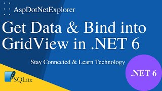 Get All Data from SQLite Database with Entity Framework Core in .NET 6 | Windows Forms DataGridView