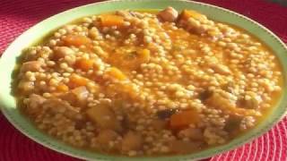 طريقة تحضير بركوكش تونسي Recette Berkoukes Tunisien