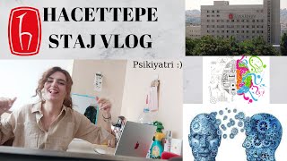 HACETTEPE STAJ VLOG • Psikiyatri • Ders Çalışmalı • Kar Manzaralı • #Ceydanıdefteri