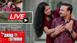 Santhwana \u0026 Jose Wedding Live Streaming