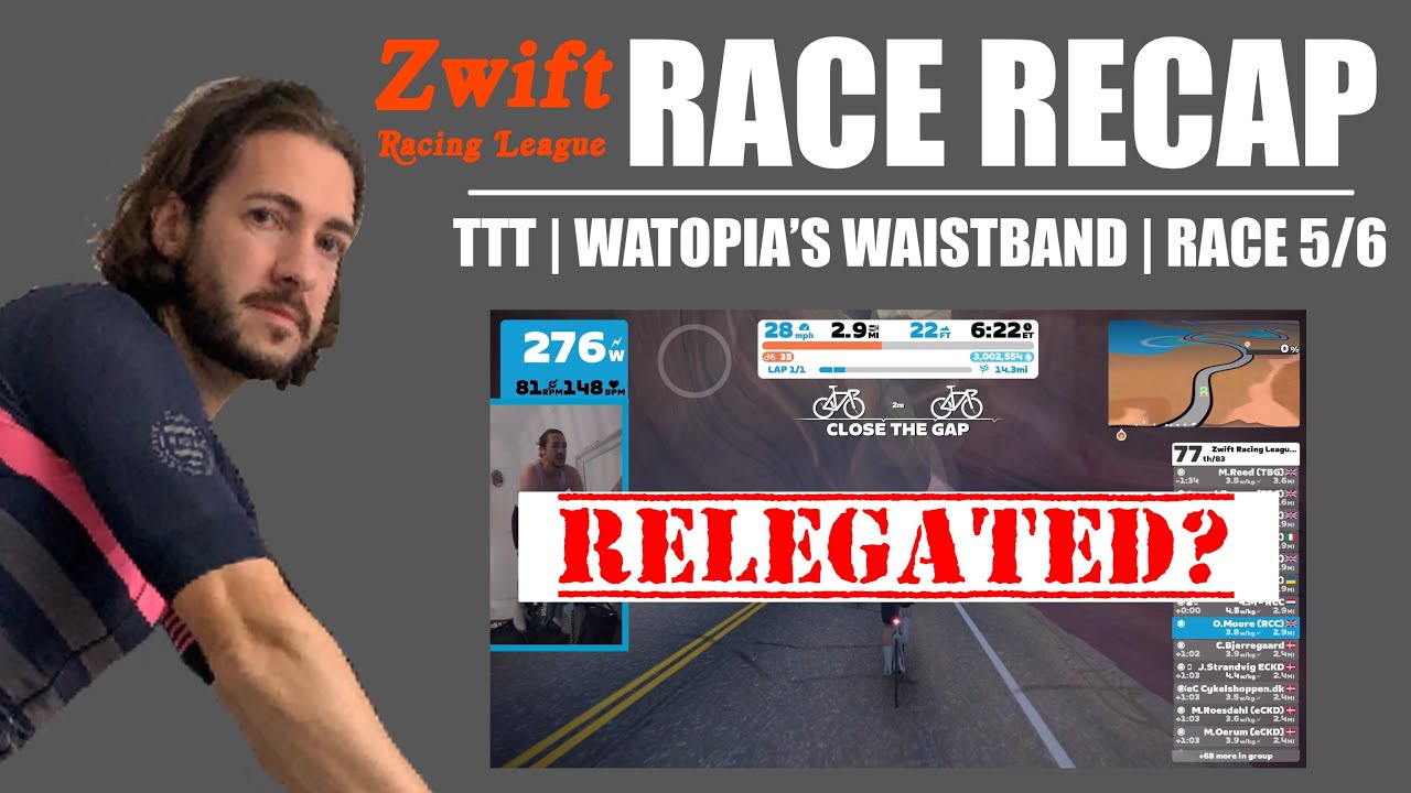 Can We Avoid RELEGATION? | Zwift Racing League Recap W/commentary ...