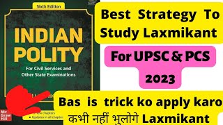 How to study M.laxmikant for Polity || Perfect way to complete whole book easily ✌📚✏⏰