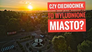 Ciechocinek o wschodzie słońca z drona 4K