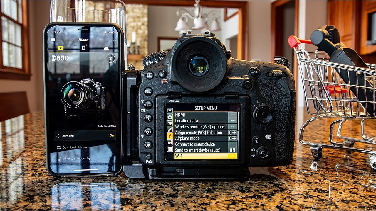 Nikon D850 Snapbridge Tutorial With IPhone Bluetooth/Wifi - YouTube