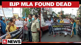 West Bengal: BJP Protests Over Death Of MLA, Demands CBI Probe In Case
