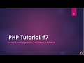 PHP Echo, PHP Print - PHP Tutorial - 7