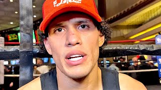 I'M GONNA BREAK HIS A** DOWN - DAVID BENAVIDEZ NASTY WARNING TO CALEB PLANT DAYS AWAY FROM FIGHT