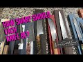 How sharp should each knife be for the task they perform?