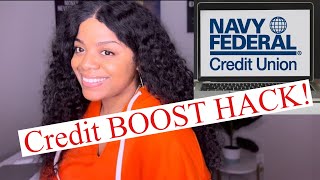 Navy Federal Pledge Loan Hack | INCREASE SCORE FAST WITH NAVY FEDERAL!