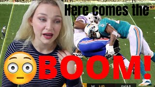 NEW ZEALAND GIRL REACTS TO AMERICAN FOOTBALL | HERE COMES THE BOOM