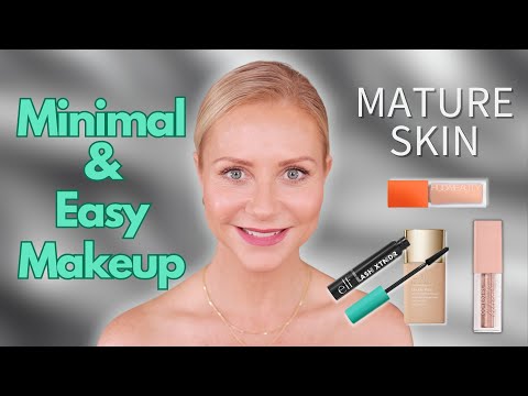 Minimal Fresh Makeup Routine for Mature Skin #over50