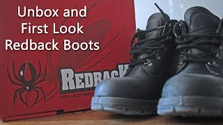 Redback Boots Unboxing and First look NEW pair