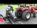 how to install a tractor backhoe