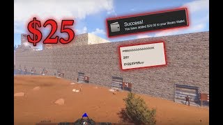 مسابقة رست| فزت بأكبر جائزه في التحدي بقيمة 25$| Rust