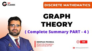 Graph Theory Summary, GATE PYQs Part 4 | Trees, Planar Graph, Bipartite Graph | Discrete Mathematics