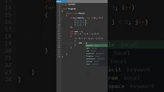 Two-dimensional array in C# #shorts #c# #array2d