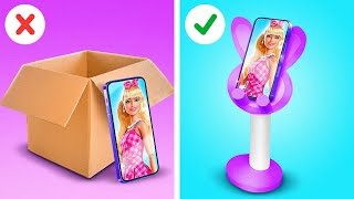 BARBIE PHONE 😻 Cardboard Creations: Fun and Easy DIY Toys for Kids