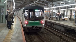 【小田急線】【本厚木駅　入換】【準急　本厚木ゆき】【東京メトロ　千代田線の車両　16000系】【小田急小田原線　小田急電鉄】