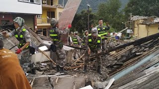 Ongoing rescue in Sichuan after deadly earthquake in China