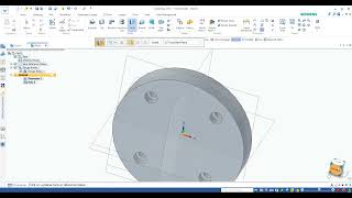 Solid Edge- Create Linear and Circular Pattern in 3D Part